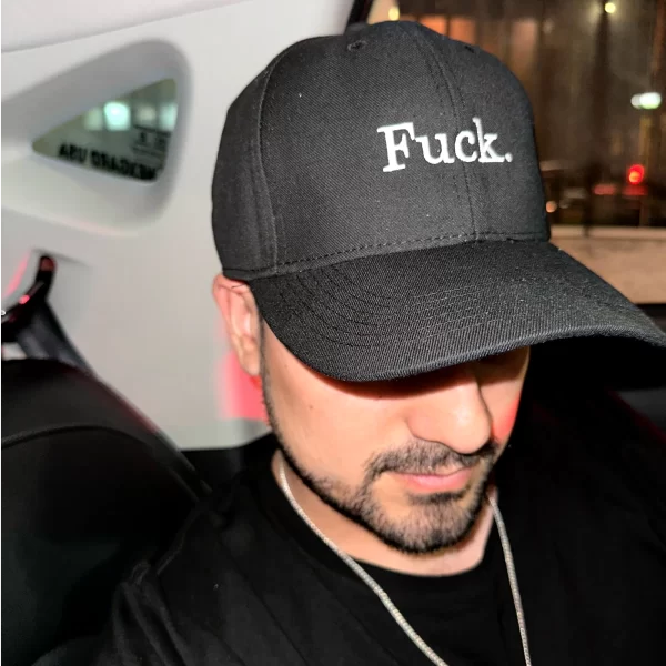 Gorra Fuck - color negro - Imagen 2